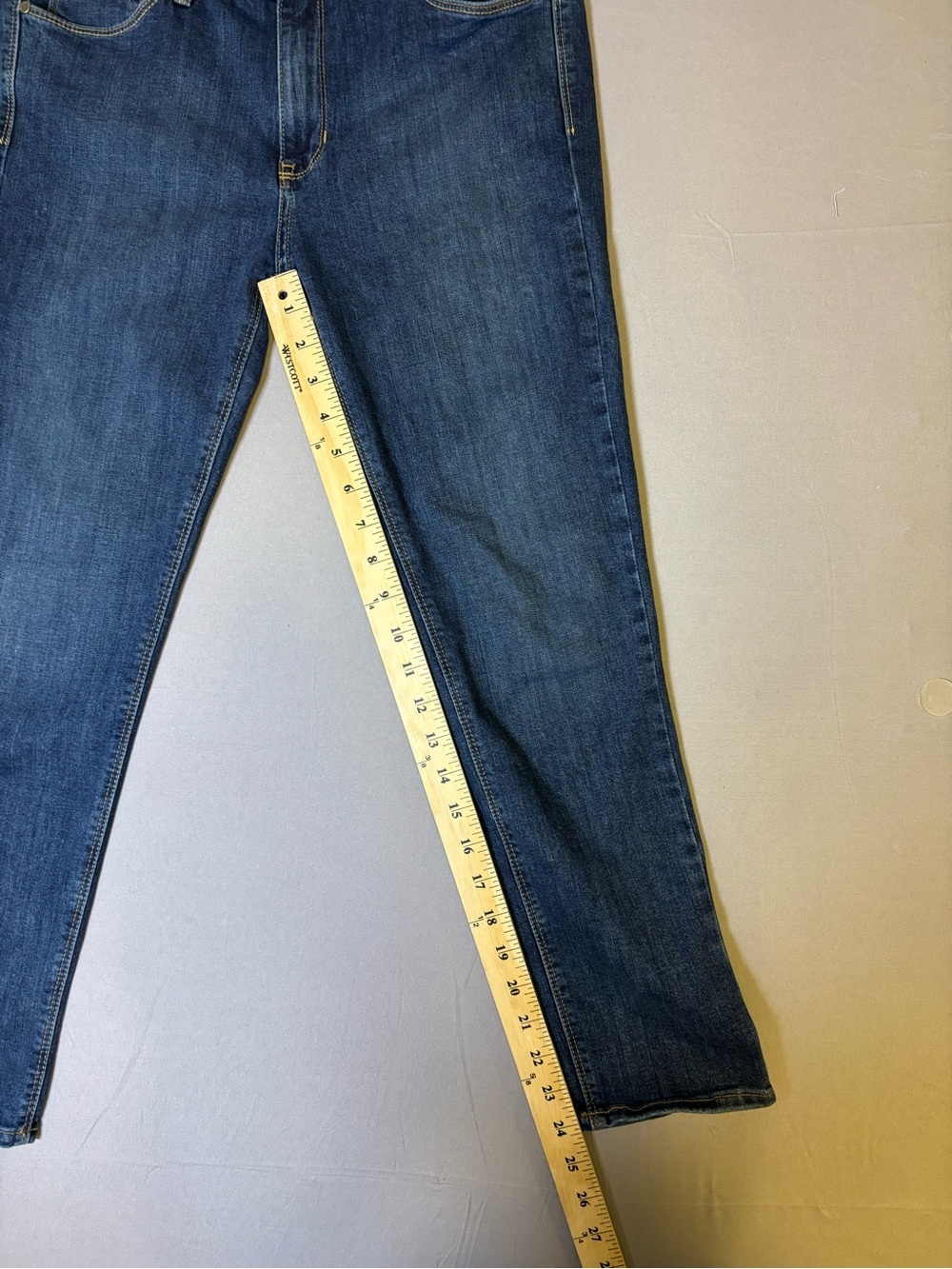 Women’s Size 29 “Just Black” Made in USA Denim Straight Leg Jeans - Picture 6 of 10